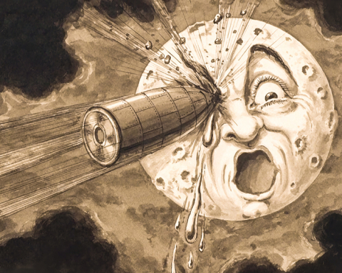 le voyage dans la lune – Georges Méliès